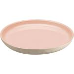 Emile henry (Франция) Керамична чиния emile henry salad plate салатена - цвят розово и екрю (eh 8921-r4)