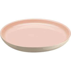 Emile henry (Франция) Керамична чиния emile henry salad plate салатена - цвят розово и екрю (eh 8921-r4)