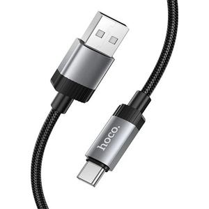 hoco. X117 USB кабел за данни - Type-C, 100 см, ЧЕРЕН X117_USB_C_B (X117_USB_C_B)