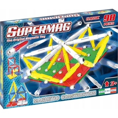 Supermag магнитен строителен комплект Classic primary 98 бр