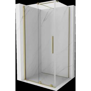 Mexen Velar плъзгаща се душ кабина 130 x 90 см, прозрачна, златна - 871-130-090-01-50 (871-130-090-01-50)