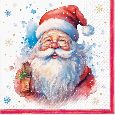 TaT Obrúsky Portrait Of Santa Claus 33x33cm