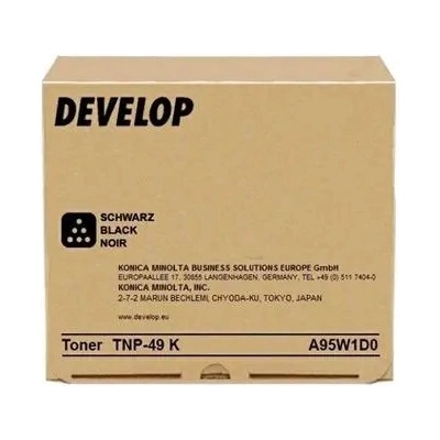 Konica Minolta Тонер касета DEVELOP TNP49K, ineo+ 3351, +3851, 13000 k. , Черен (DEV-TON-CAS-TNP49K)
