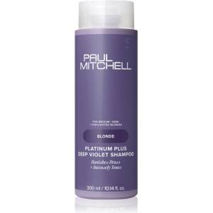 Paul Mitchell Blonde Platinum Plus Deep Violet Shampoo лилав шампоан неутрализиращ жълтеникавите оттенъци 300ml