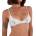 Hurley Scoop Crop Print bikini top - White (Beach Clay)