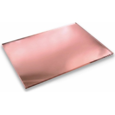 PMMA akrylová deska - 3 mm - 400x600 mm - zrcadlo růžové zlato - 1 ks.