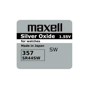 Maxell Бутонна батерия сребърна maxell sr44 sw/357/ 1.55v (ml-bs-sr44-sw)