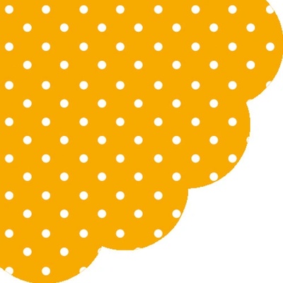 PAW ubrousky Dots Orange R 32cm