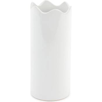 Keramická váza Coppo biela, 20 cm