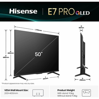 Hisense 50E7Q PRO