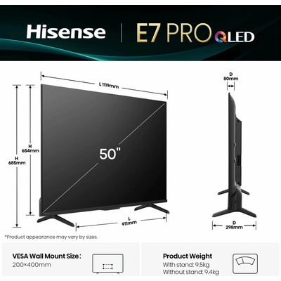 Hisense 50E7Q PRO