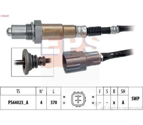 Lambda sonda EPS 1.998.607 (1998607)