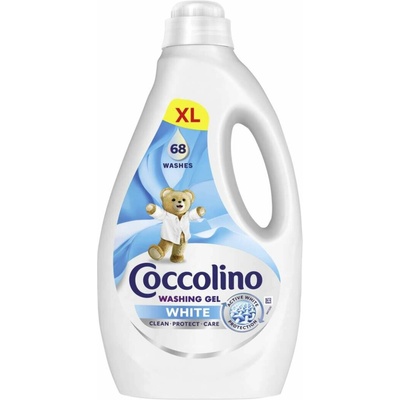 Coccolino White Liquid Washing prací gel 2,72 l 68 PD
