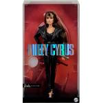 Mattel Signature Doll Poseable Miley Cyrus Collectible Figure in Faux Leather Outfit with Hood and High Heels, JJY06 (JJY06)