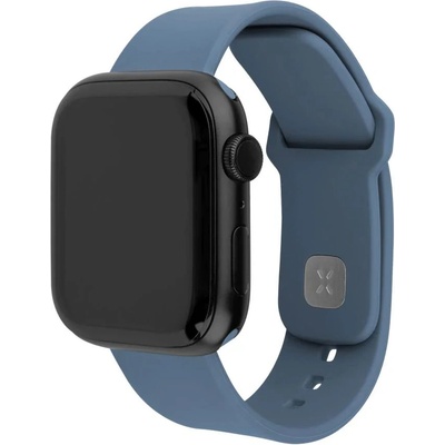 FIXED Спортна силиконова каишка за Apple Watch 42/44/45 мм, зелено-синя FIXSST2-434-GREBL (FIXSST2-434-GREBL)