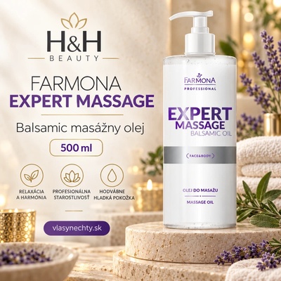 Farmona Expert Massage Balsamic Oil masážny olej 500 ml