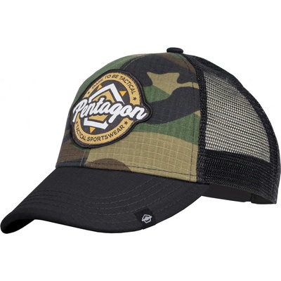 Kšiltovka Pentagon Era Trucker Tactical Sportswear US woodland