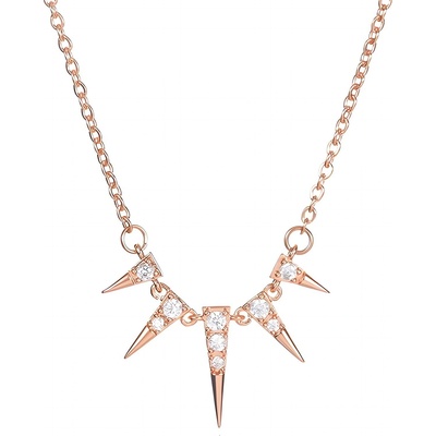 HARAHU Колие be-21201 - Златна / Розова kp21201 (be-21201)