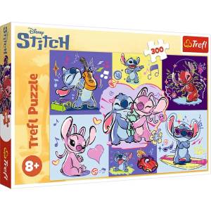 Trefl Пъзел Trefl от 300 части - Щурият Стич (23033)