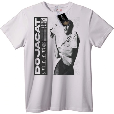 NOONEBRAND Тениска Болжак Музика - XS, White