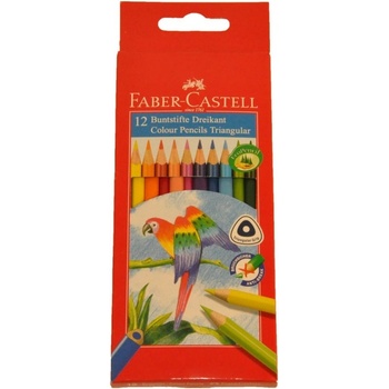 Цветни моливи Фабер Кастел триангулар 12цв. 116512