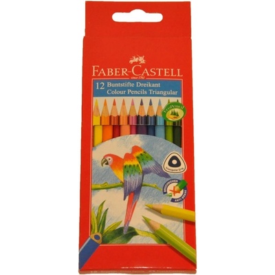 Цветни моливи Фабер Кастел триангулар 12цв. 116512