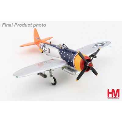 Hobby Master P-47D Thunderbolt USAAF 358th FG 366th FG #44-33240 Tarheel Hal Ike Davis Germany May 1945 1:48