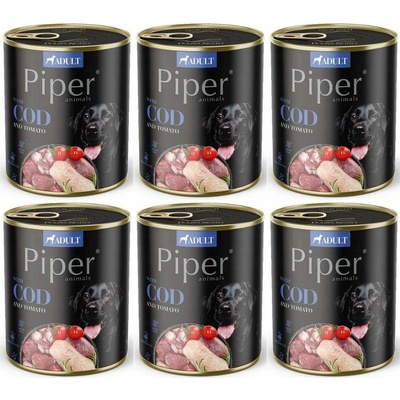 Dolina Noteci Piper Adult s treskou a rajčaty 6 x 800 g