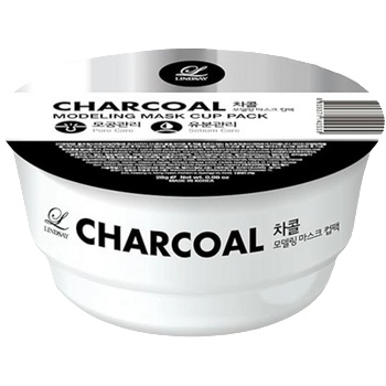 LINDSAY Modeling Mask Cup Pack Charcoal - Почистваща алгинатна маска за лице с въглен 28г