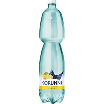 Korunní citron jemně perlivá voda 6 x 1,5 l