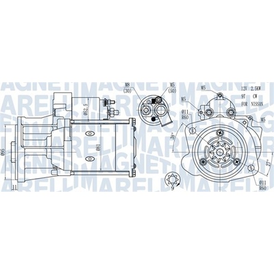 Startér MAGNETI MARELLI 063721491010