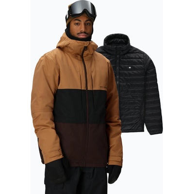 686 Мъжко яке за сноуборд 686 Smarty 3IN1 Form caramel colour block