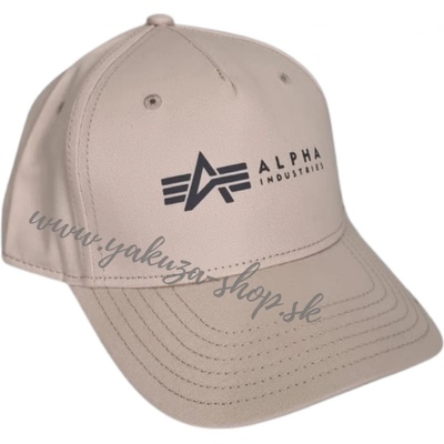 Alpha Industries ALPHA Cap jet stream white béžová