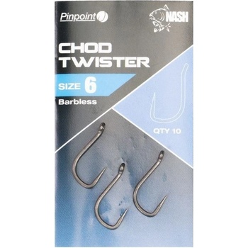 Kevin Nash Chod Twister Barbless vel.4 10 ks