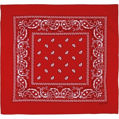 Bandana vzorovaný MFH 16403I červený
