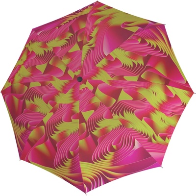 Knirps T .200 medium duomatic waves sun elegantný plne automatický dáždnik červený