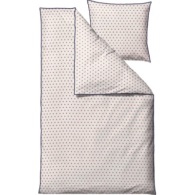 Södahl Спално бельо Tulip с калъфка за възглавница 60 x 63 cm затваряне с цип 140 x 200 см синьо-червено (35339)