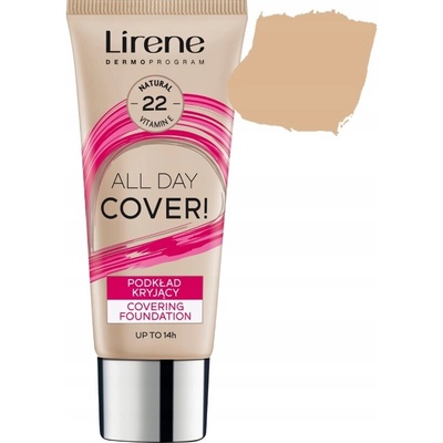 Lirene Vitamin E krycí fluidný make-up 22 Natural 30 ml