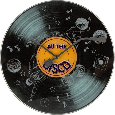 NeXtime Стенен часовник All The Disco (8183)