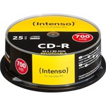 Intenso CD-R 80 52x Cake Box 25 бр. /руло (етикет за 25 бр. ) (1001124)