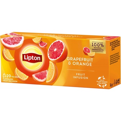Lipton Ovocný čaj grapefruit a pomeranč 20 x 1,7 g
