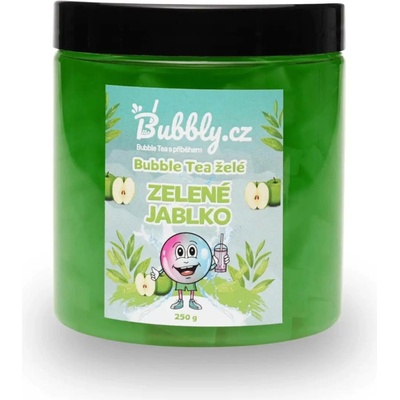 Domácí Bubble Tea Želé zelené jablko 250 g