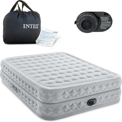 Intex Queen Supreme Air-Flow Fiber-Tech 152 x 50,1 x 203 cm – Zboží Dáma