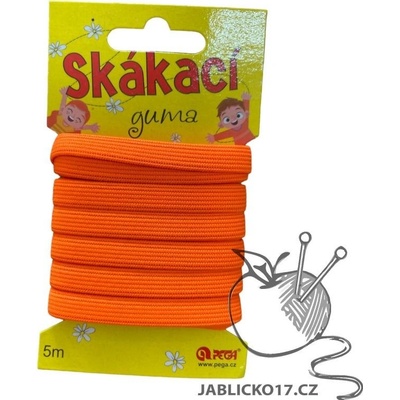 Skákací guma oranžová – Zboží Dáma