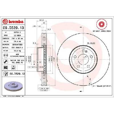 BREMBO 09.D529.13