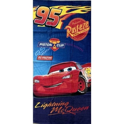 Mister License Company S.L. osuška Cars Blesk Mc Queen 95 modrá 70 x 140 cm