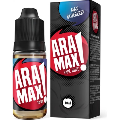 безникотинова течност Aramax - Max Blueberry 0мг