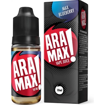 Image 1 of безникотинова течност Aramax - Max Blueberry 0мг