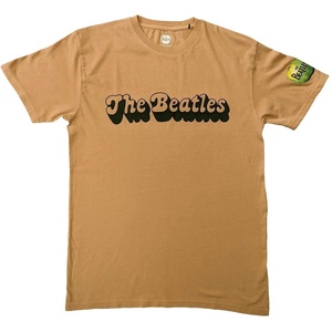 The Beatles 70s Logo (Sleeve Print) Sand M Риза (BEATTEE514MS02)