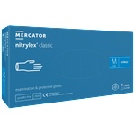 Mercator Medical Сини нитрилни ръкавици Mercator Nitrylex без талк в онлайн магазин www. vvmstore. com (103295)